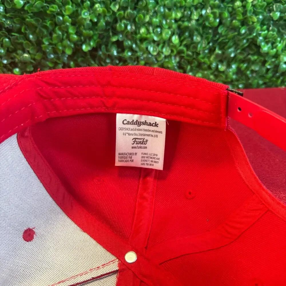 Caddyshack Bushwood Country Club Golf Hat  Funko Red SnapBack Baseball Cap